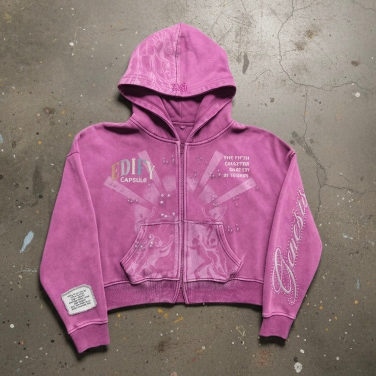 Rose Pink – “GENESIS V Hoodie”